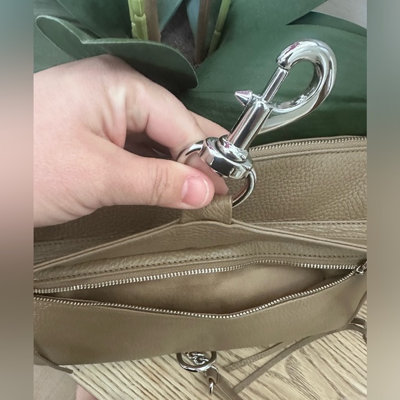 REBECCA MINKOFF Leather Crossbody Bag in Sandrift - Picture 8 of 11